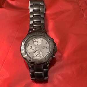 Guess Chronograph Silver Watch
